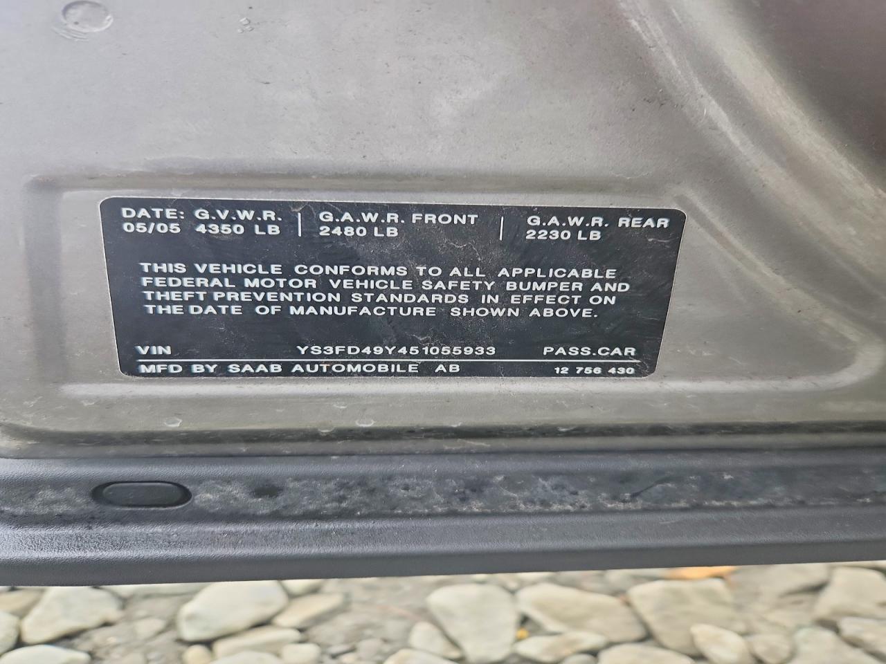 2005 Saab 9-3 arc