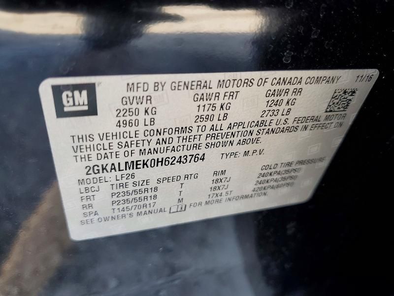 2017 GMC Terrain sle