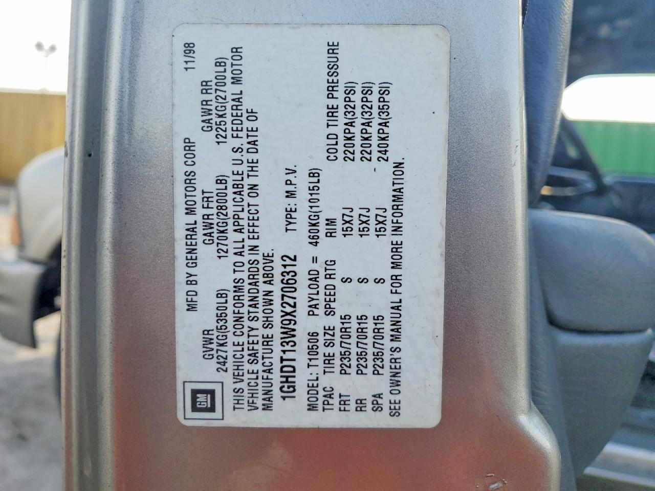 1999 Oldsmobile Bravada