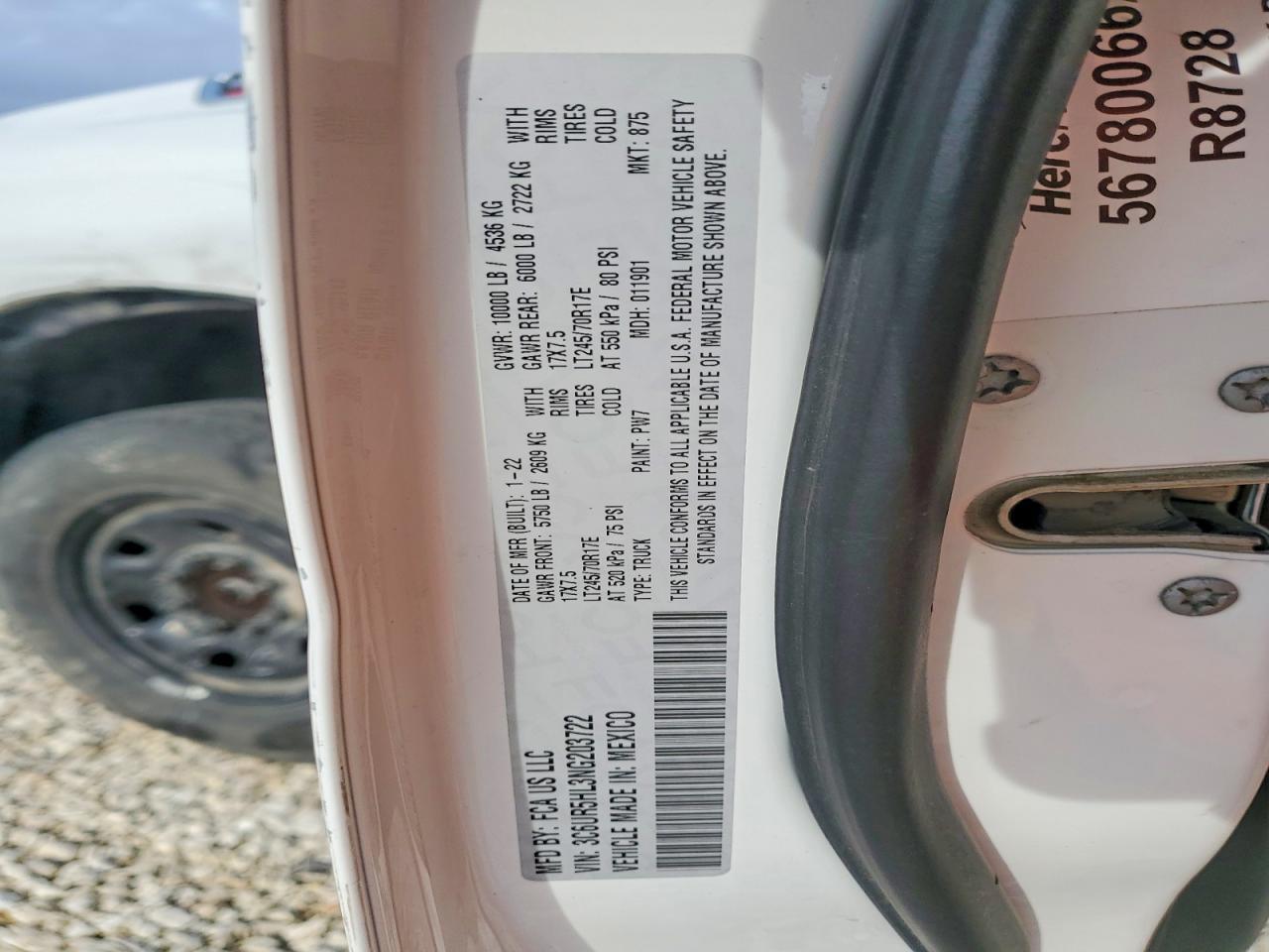 2022 Dodge RAM 2500 Tradesman