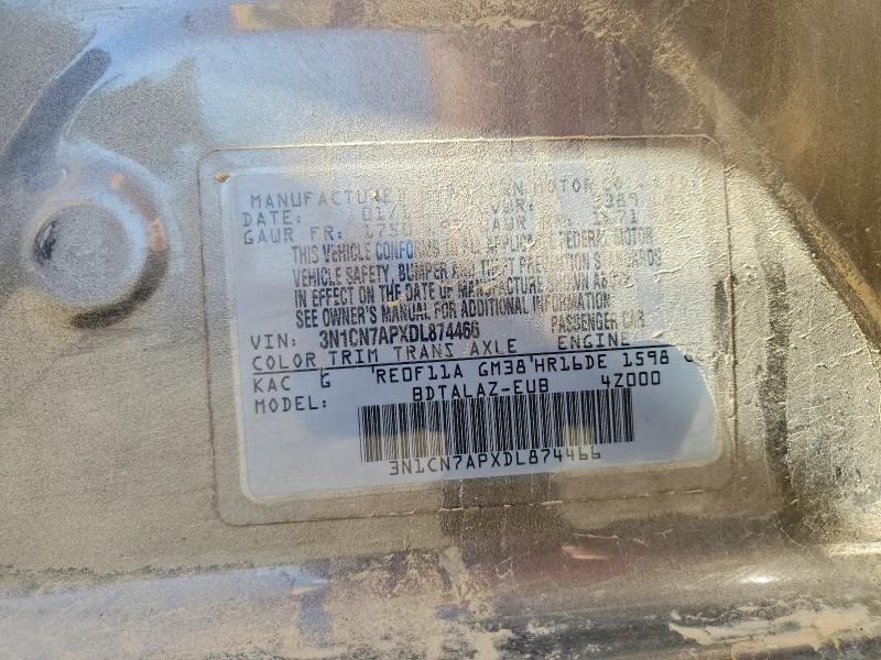 2013 Nissan Versa 1.6 s