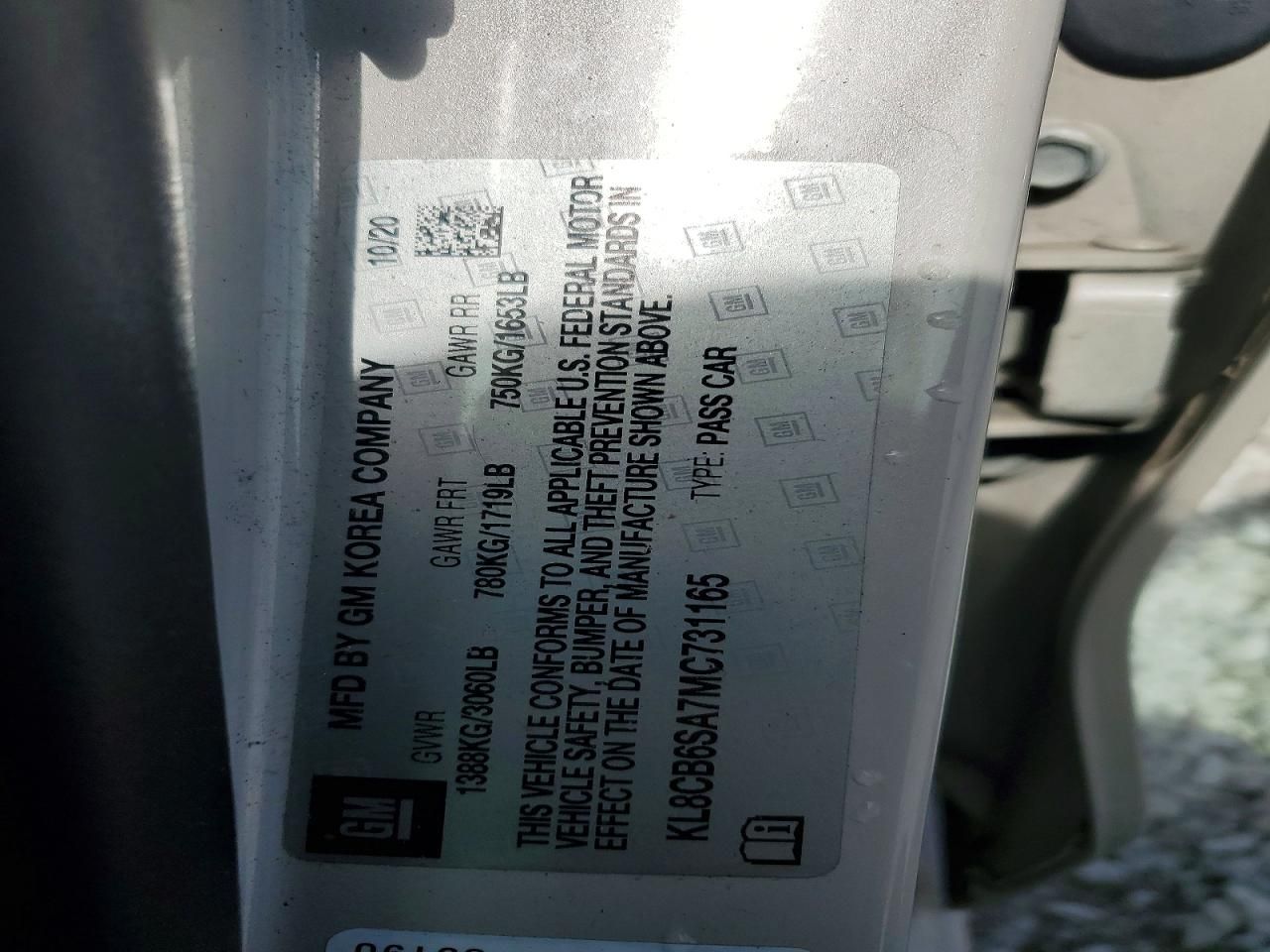 2021 Chevrolet Spark ls