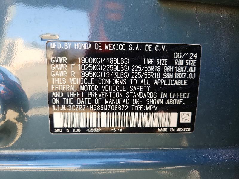 2025 Honda Hr-v Sport