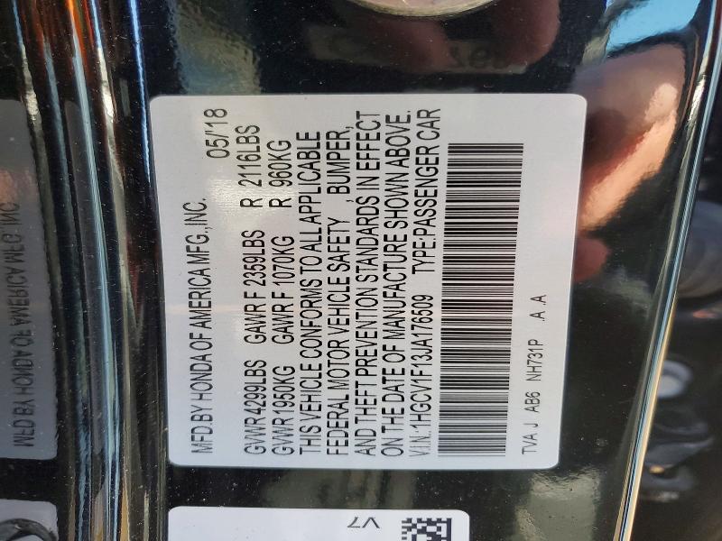 2018 Honda Accord lx