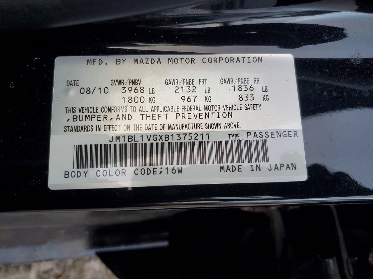 2011 Mazda 3 I