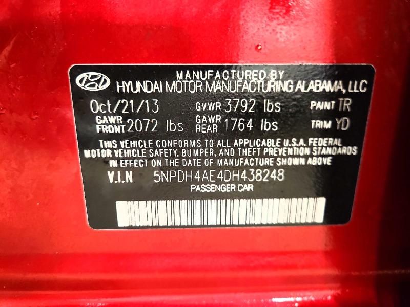 2013 Hyundai Elantra gls