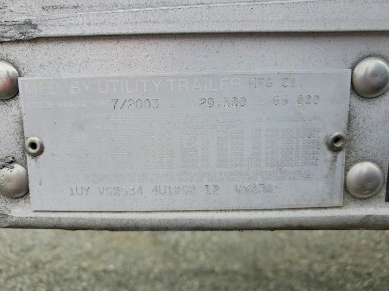 2004 Utility Vs2ra Refrigerated van Trailer