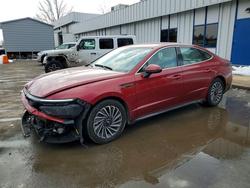 Hyundai Sonata Hybrid Vehiculos salvage en venta: 2024 Hyundai Sonata Hybrid sel