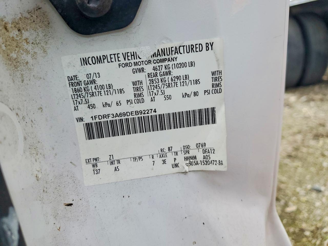 2013 Ford F350 Utility / Service Truck