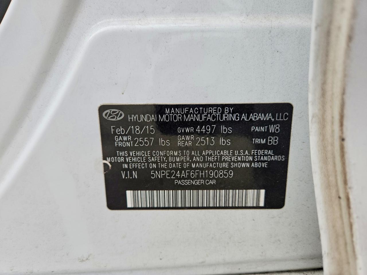 2015 Hyundai Sonata se