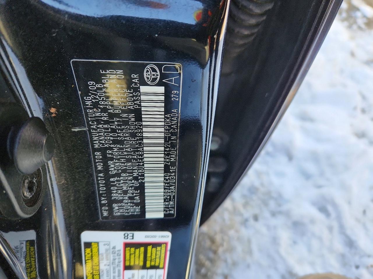 2010 Toyota Corolla Base