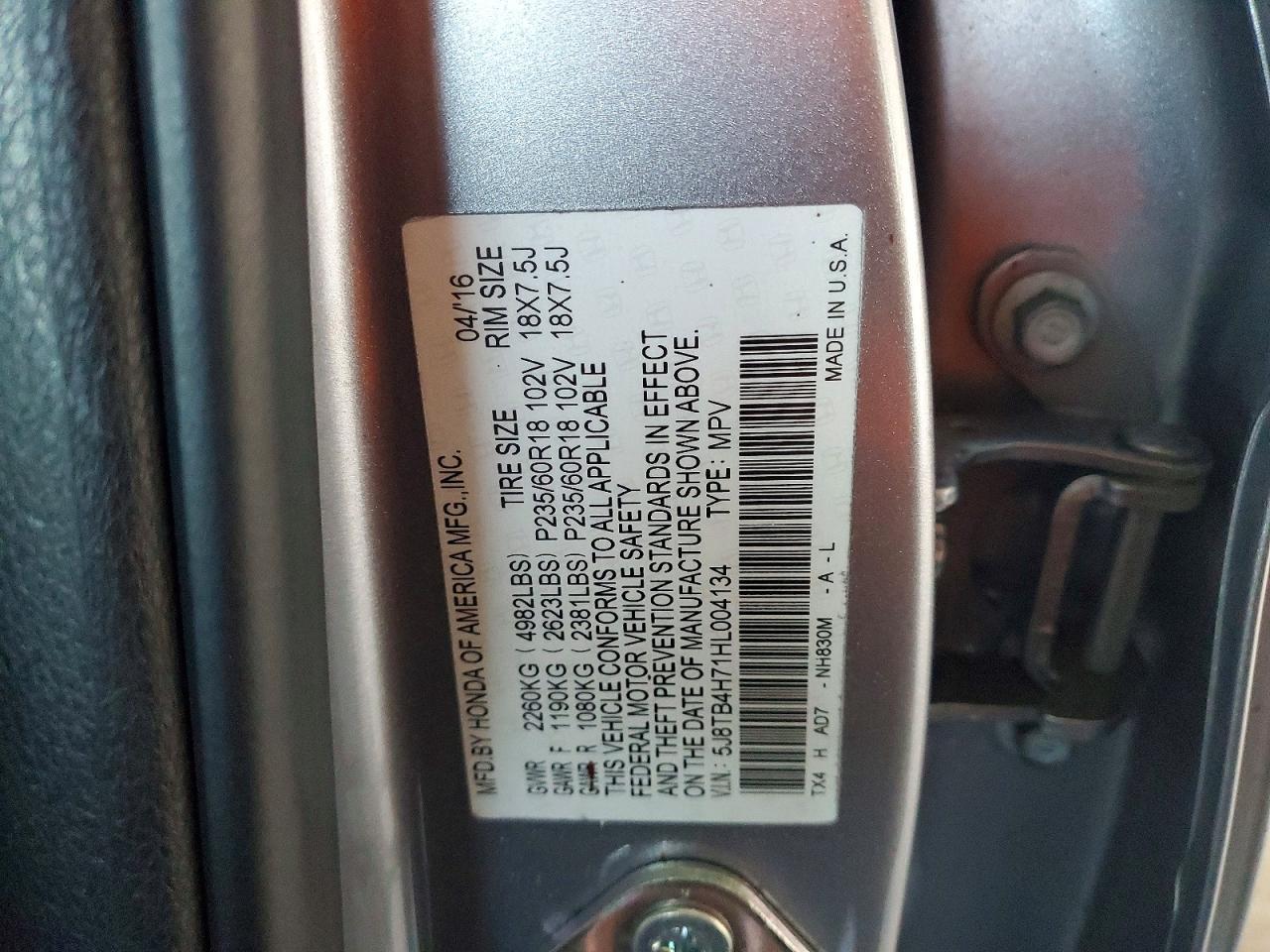 2017 Acura Rdx Advance