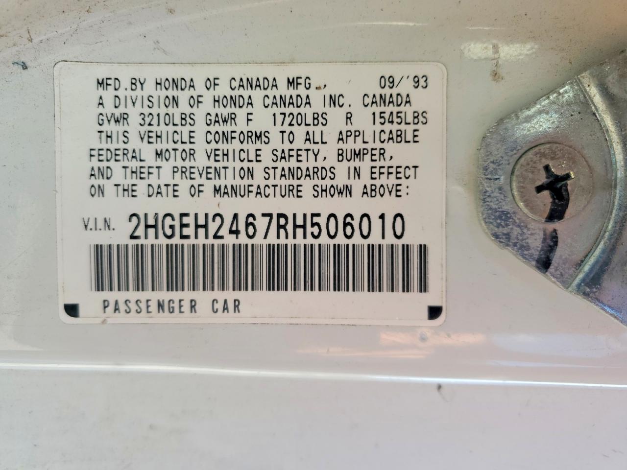 1994 Honda Civic dx