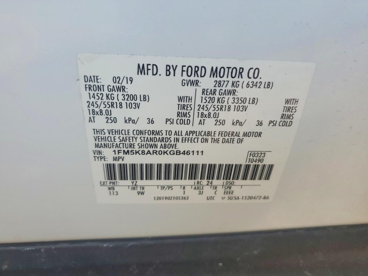 2019 Ford Explorer Police Interceptor