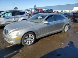Mercedes-Benz S-class salvage cars for sale: 2009 Mercedes-Benz S 550 4matic