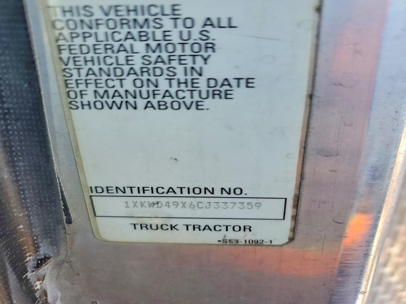 2012 Kenworth Construction W900