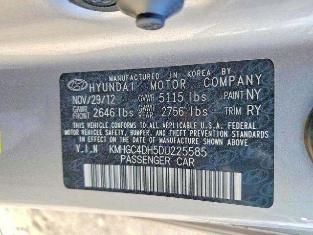 2013 Hyundai Genesis 5.0l