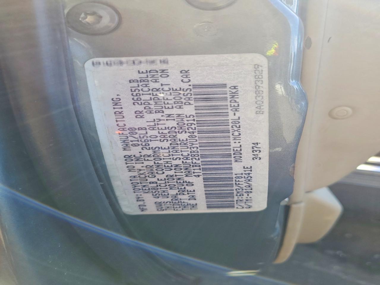 2000 Toyota Avalon xl