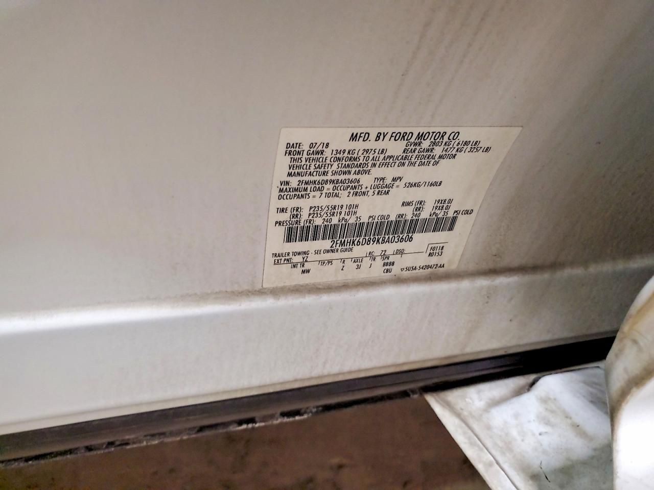 2019 Ford Flex Limited