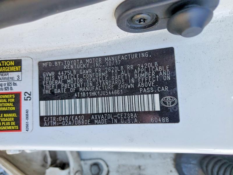 2018 Toyota Camry se