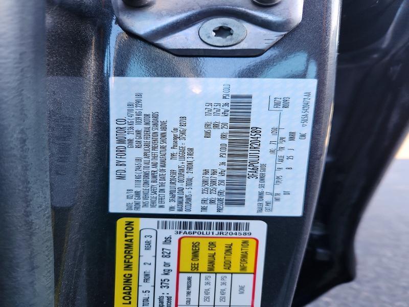 2018 Ford Fusion se Hybrid
