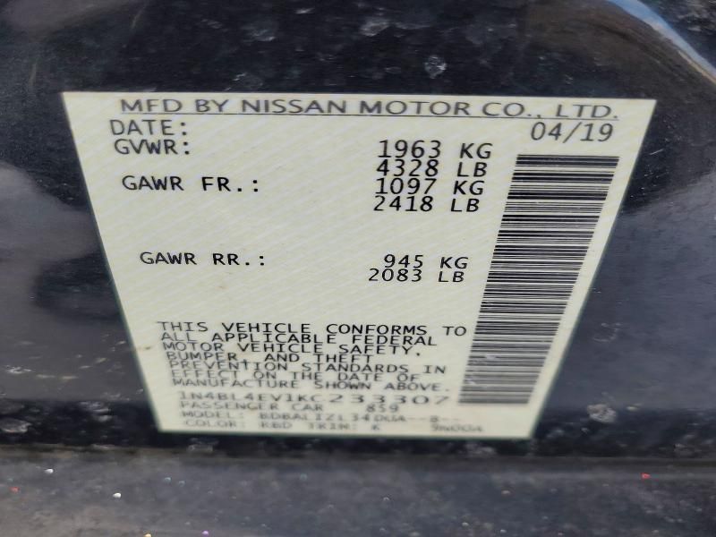 2019 Nissan Altima sl