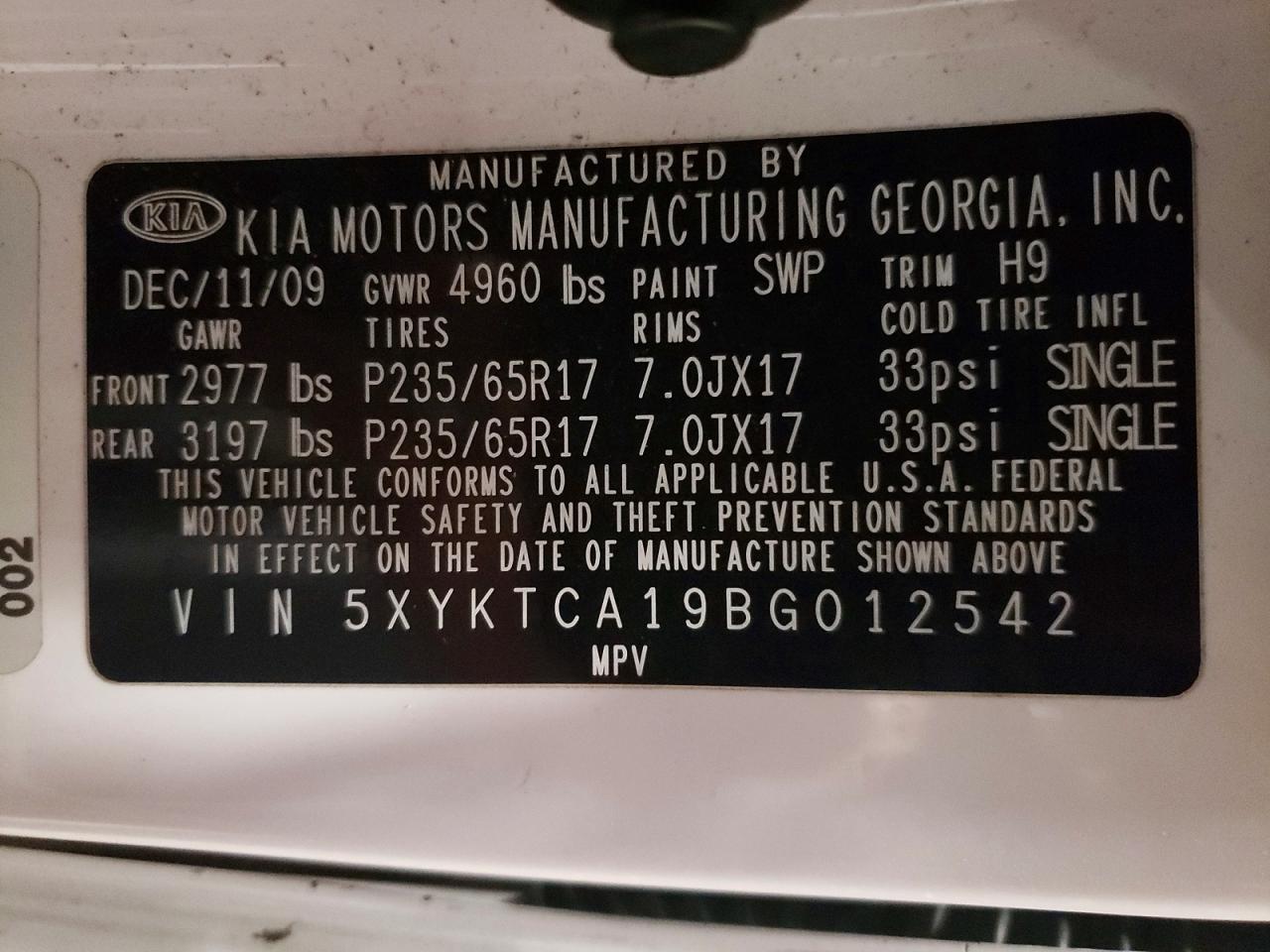 2011 KIA Sorento Base