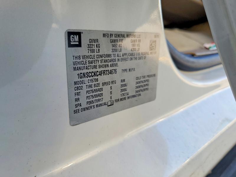 2015 Chevrolet Tahoe C1500 ltz