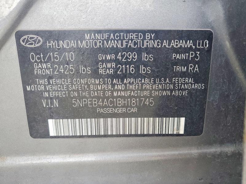 2011 Hyundai Sonata gls
