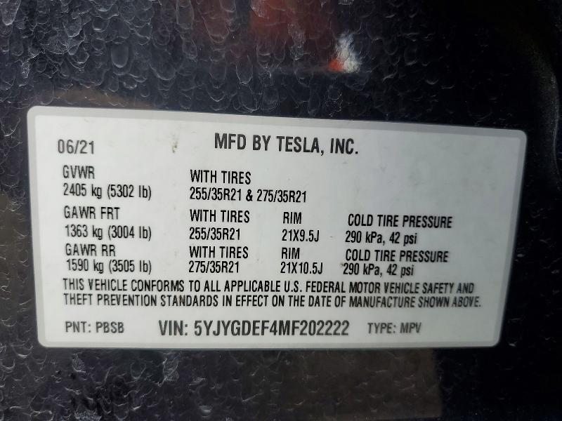 2021 Tesla Model y