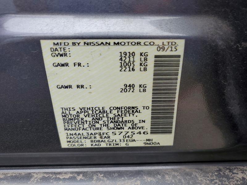 2015 Nissan Altima 2.5