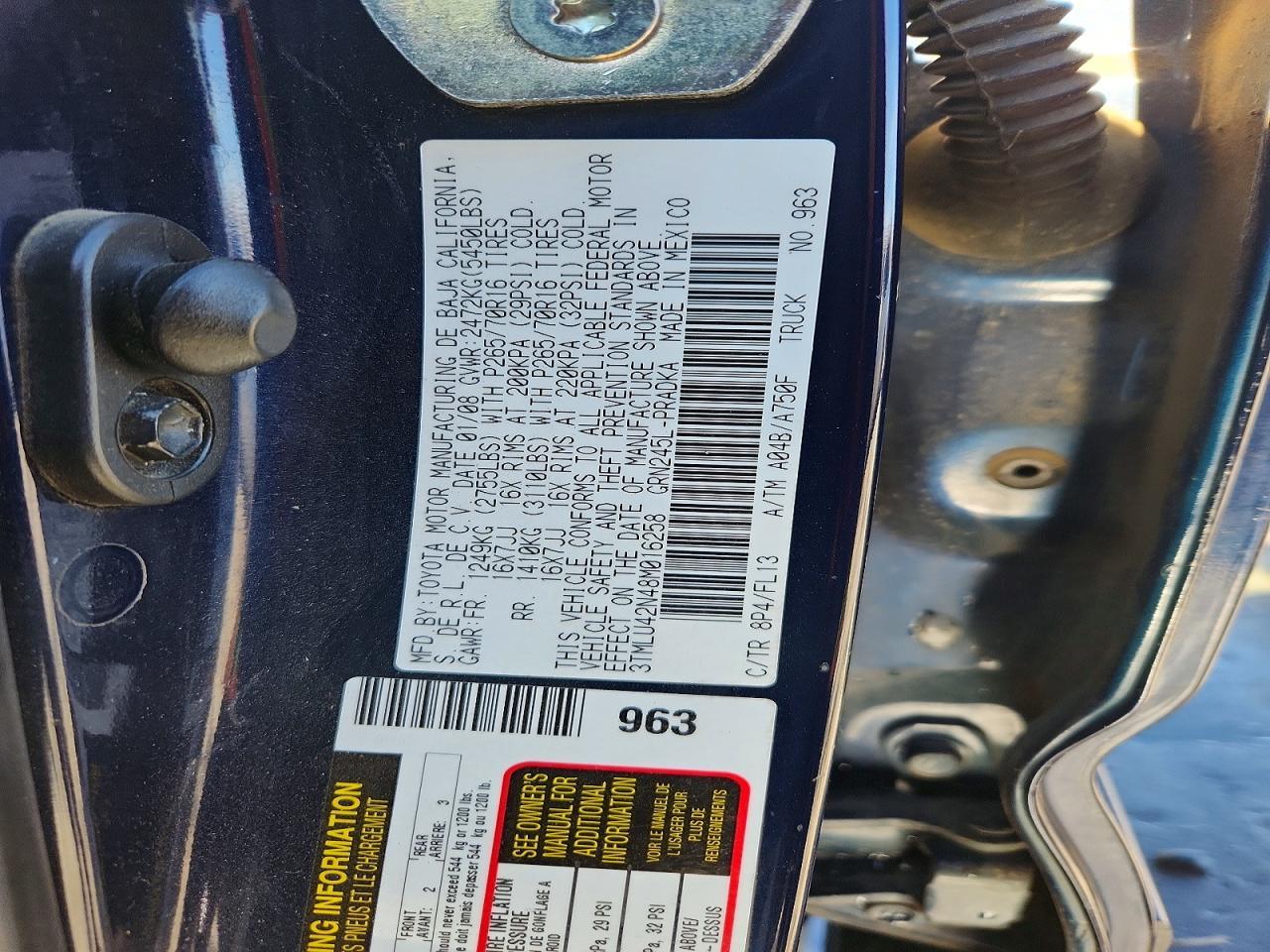 2008 Toyota Tacoma V6