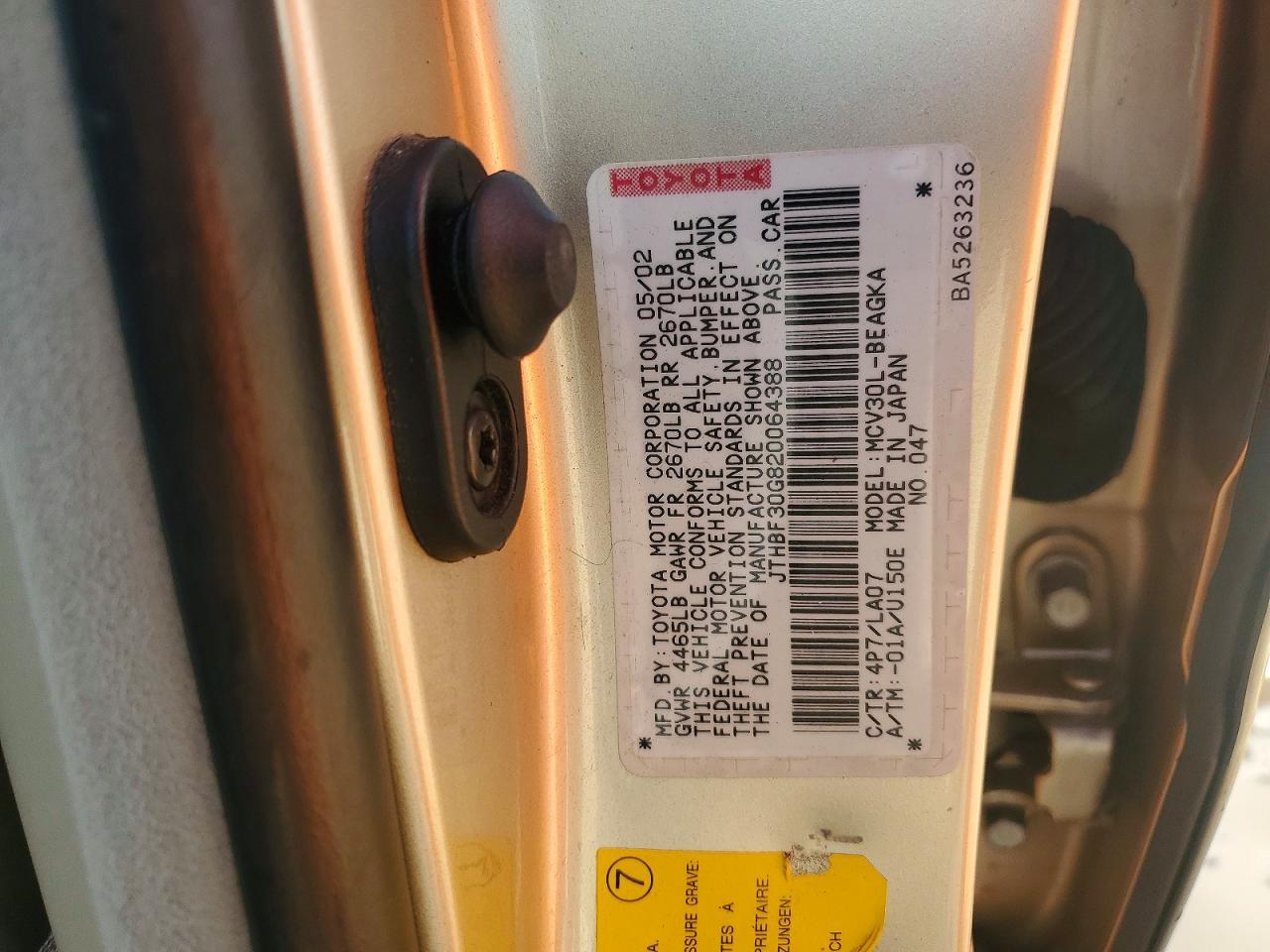 2002 Lexus Es 300