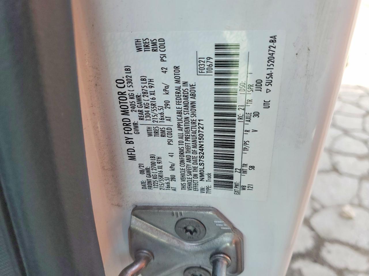 2022 Ford Transit Connect XL