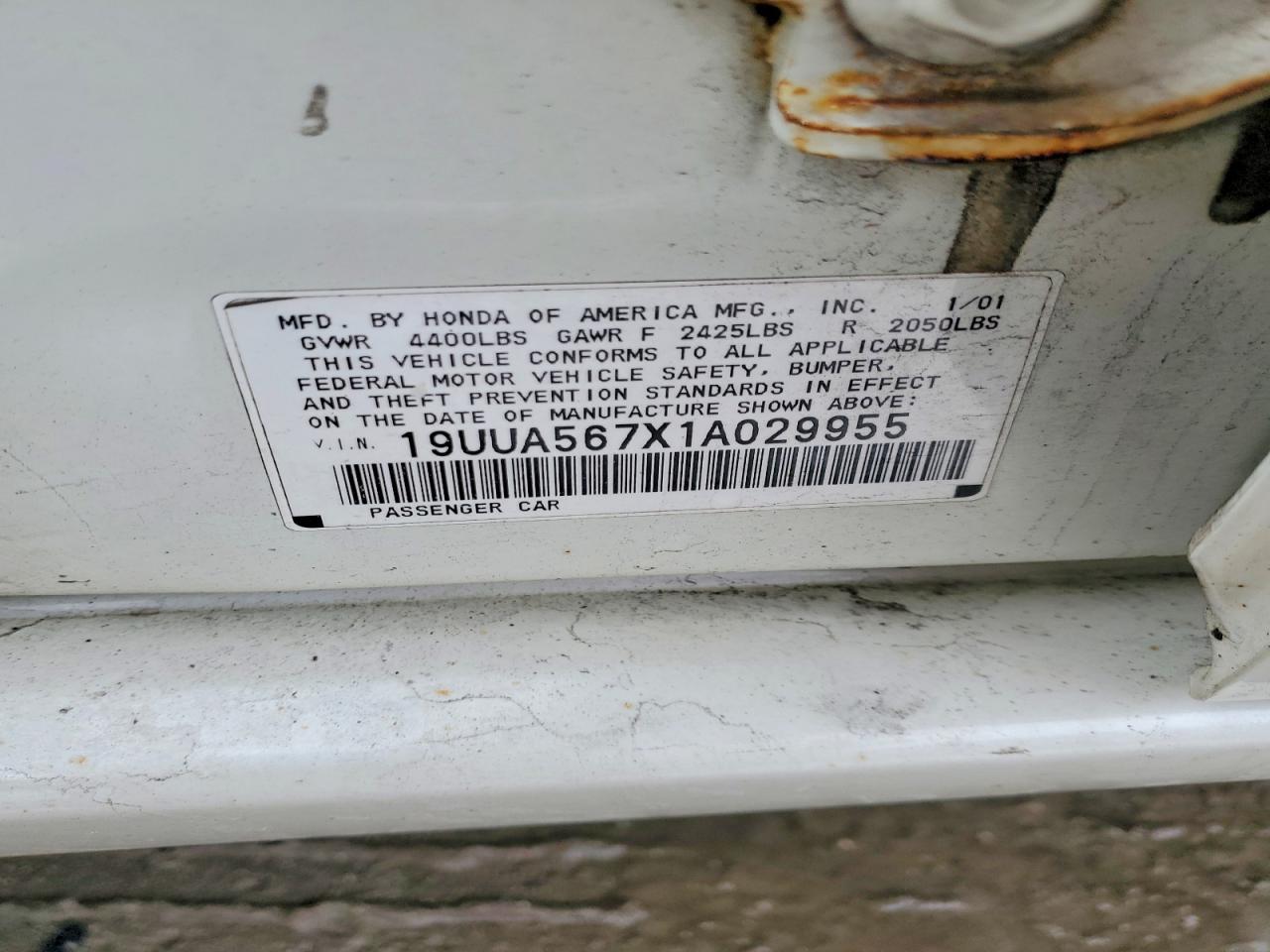2001 Acura 3.2tl
