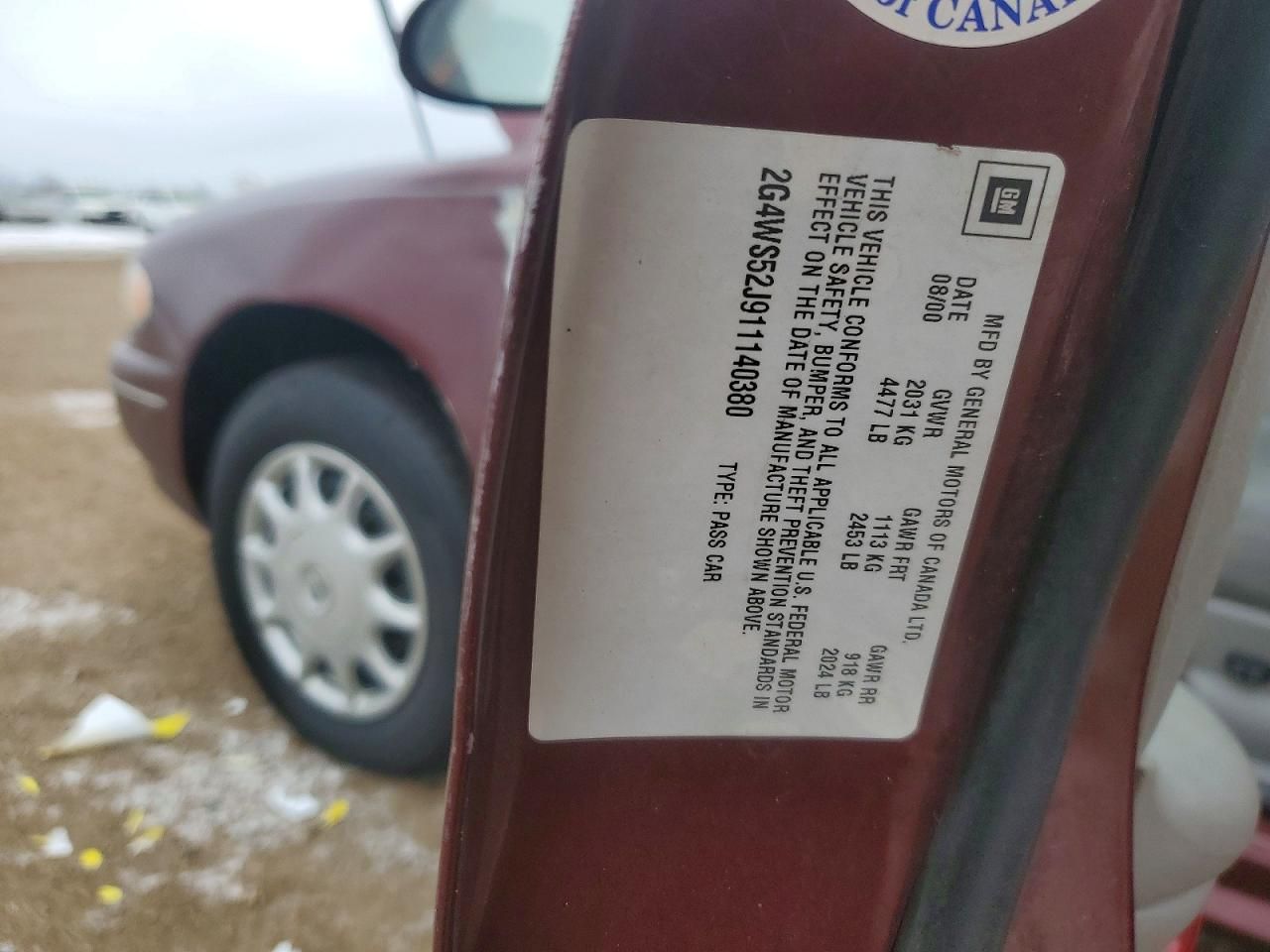 2001 Buick Century Custom