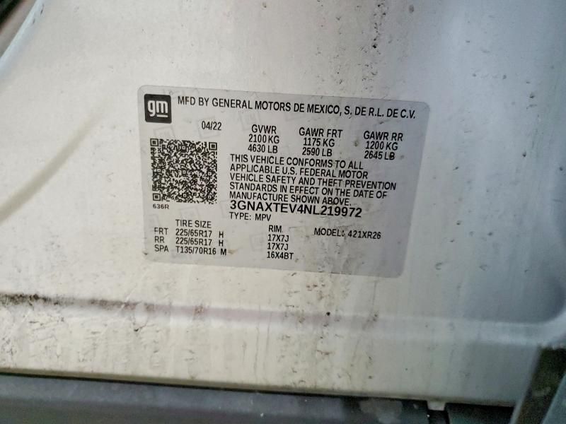 2022 Chevrolet Equinox lt