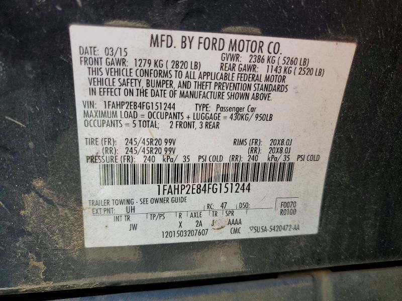 2015 Ford Taurus sel