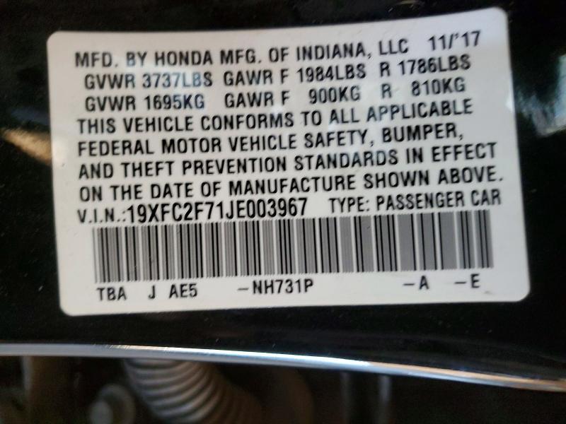 2018 Honda Civic ex