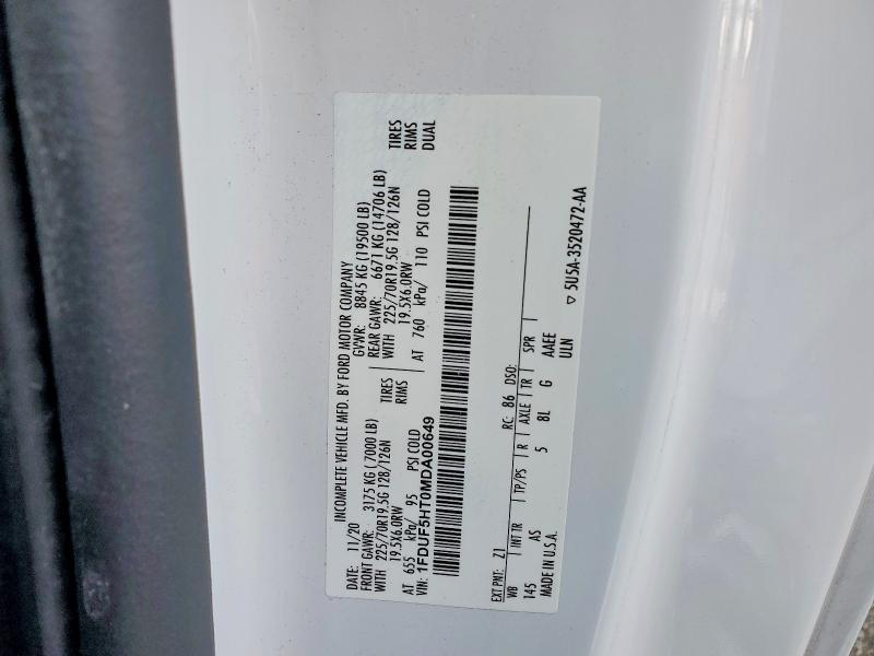 2021 Ford F550 Super Duty