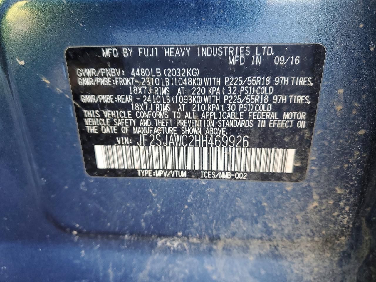 2017 Subaru Forester 2.5i Touring