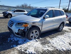Vehiculos salvage en venta de Copart Hillsborough, NJ: 2012 Hyundai Santa fe Limited