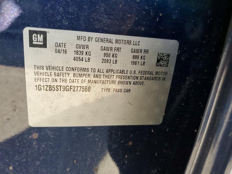 2016 Chevrolet Malibu ls