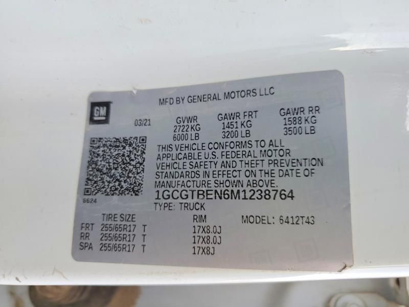 2021 Chevrolet Colorado