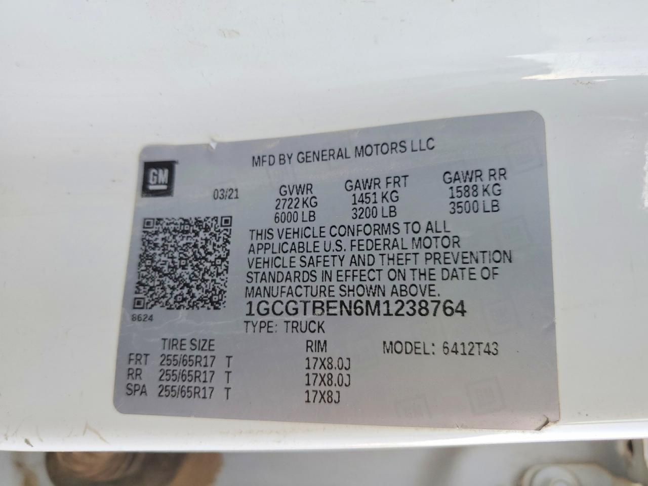 2021 Chevrolet Colorado