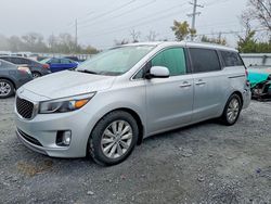 KIA Vehiculos salvage en venta: 2016 KIA Sedona ex