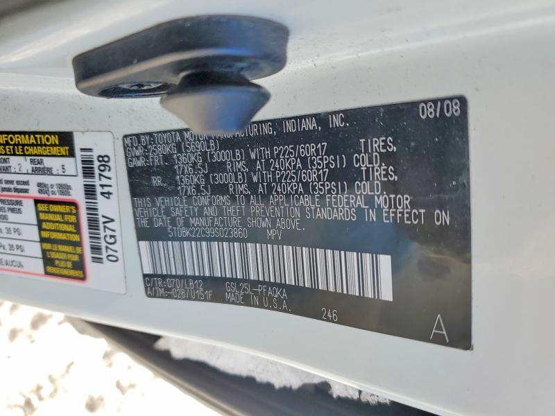 2009 Toyota Sienna xle