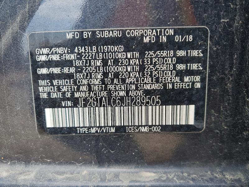 2018 Subaru Crosstrek Limited