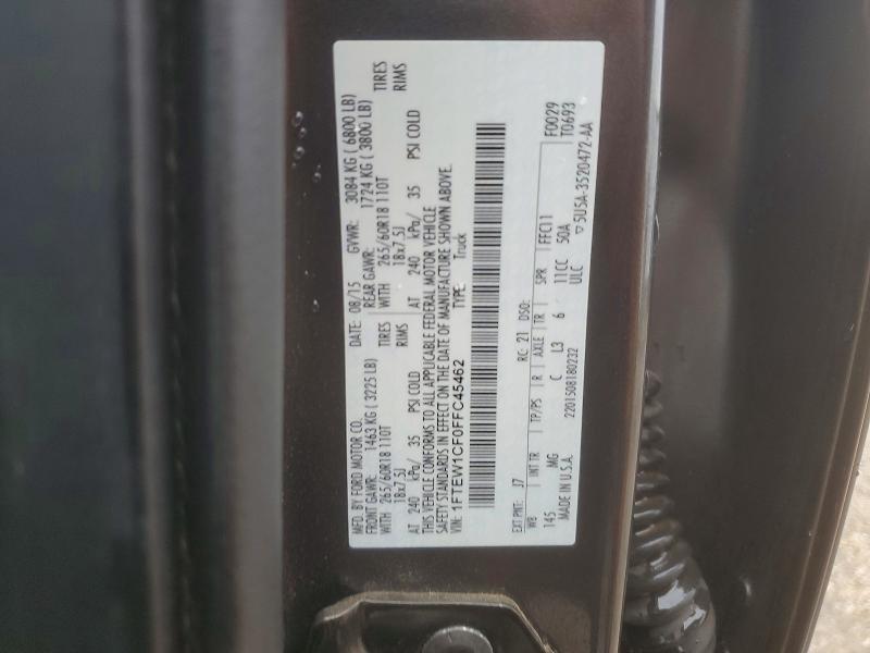 2015 Ford F150 Supercrew