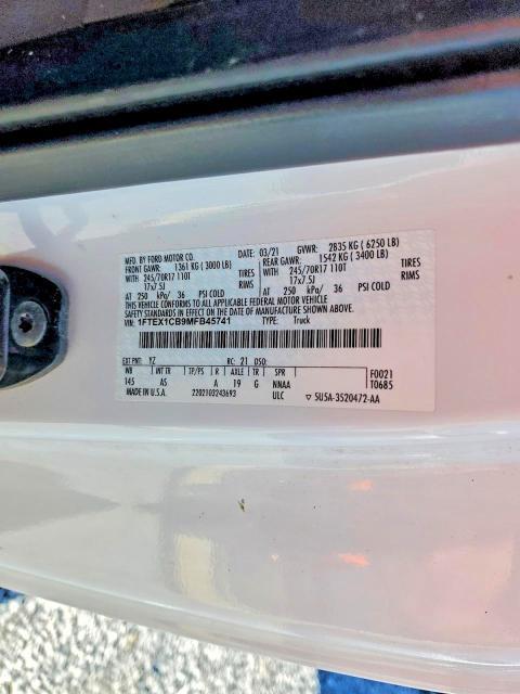 2021 Ford F150 Super cab